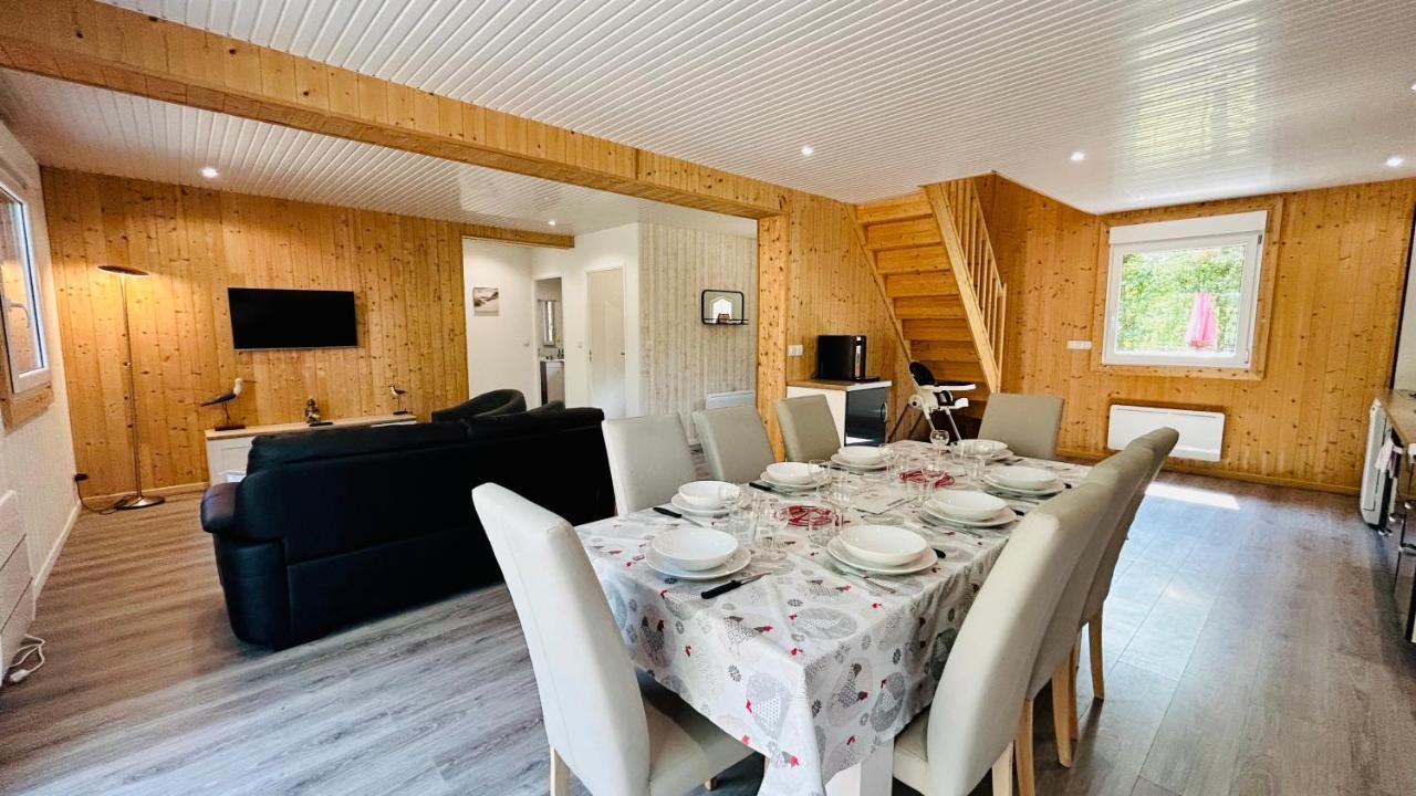 Chalet avec terrasse sur pilotis vue sur l'étang Rue  Exterior foto